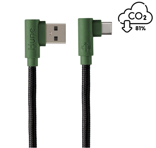 USB Cables Sustainable & Recycled  (Type C- Lightning - USB)- +50k Bends
